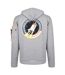 Mens Space Shuttle Cotton Blend Hoodie Grey Heather NASA-2