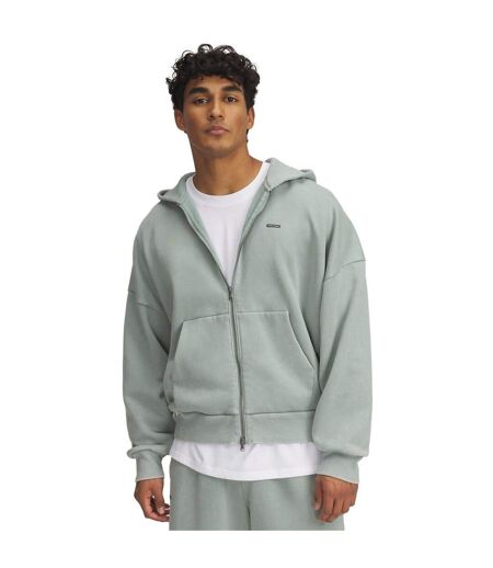 Mens Fleece Hoodie Green Under Armour