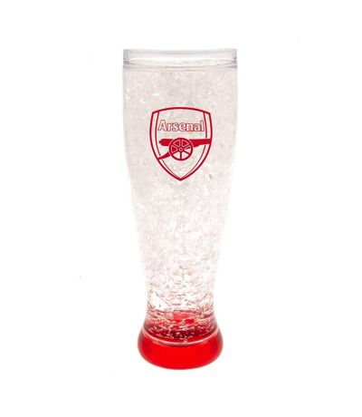 Arsenal FC - Verre à bière à congeler (Transparent / Rouge) (Taille unique) - UTTA9626