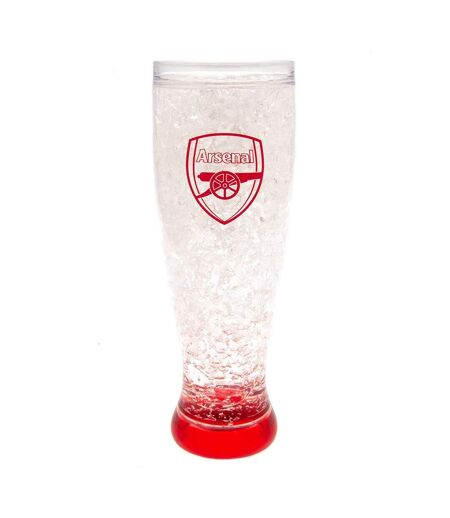 Arsenal FC Slim Freezer Pint Glass (Clear/Red) (One Size) - UTTA9626