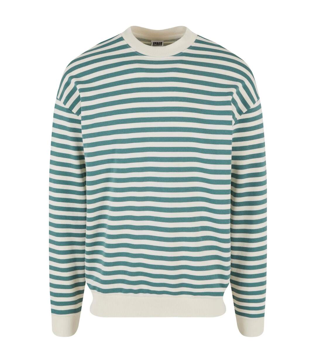 Sweat Homme Sable Blanc Vert Urban Classics-1
