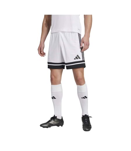 Short Squadra Homme Blanc Noir Adidas