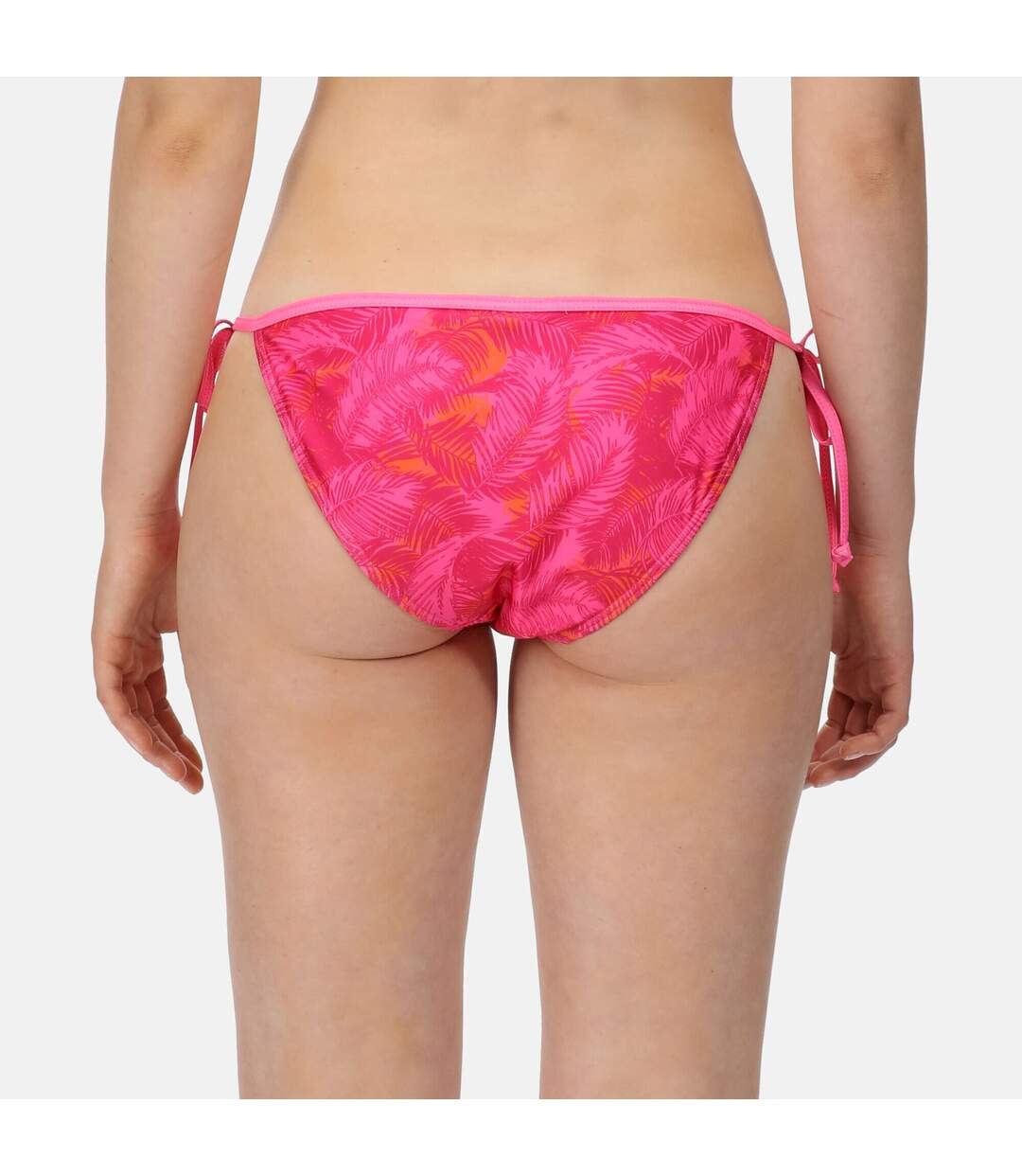 Regatta Womens/Ladies Aceana Palm Print Bikini Bottoms (Pink Fusion) - UTRG7395-3