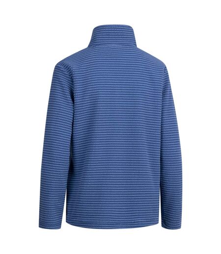 Haut Polaire À Col Montant Motif/style Texturé Ribes Femme Bleu Mer Trespass