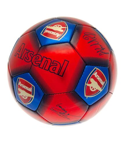 Arsenal FC - Ballon de foot (Rouge / Bleu foncé) (Taille 5) - UTTA8584