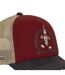 Casquette trucker filet effet usé avec print Crew Electrics Vondutch-3
