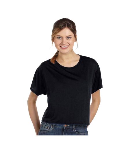 Unisex adult heavy boxy t-shirt black Bella + Canvas