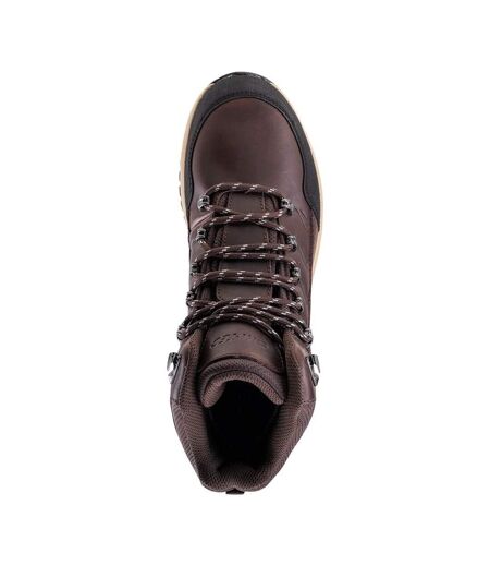 Chaussures De Randonnée Leknes Homme Marron Noir Hi-Tec