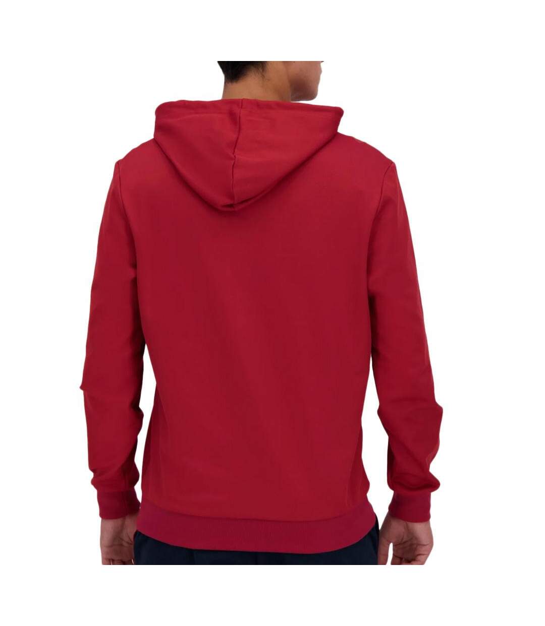 Sweat bordeaux homme le coq sportif hoody - l-2
