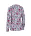 Haut Manches Longues Motif/style Rayures Et Fleurs Femme Blanc Rayures Et Fleurs Trespass-2