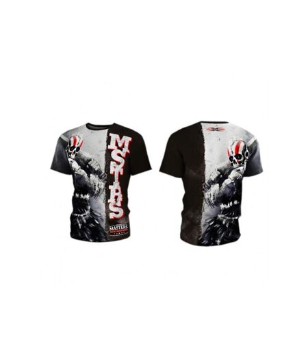 T-shirt Fightwear Collection Homme Noir Gris Masters