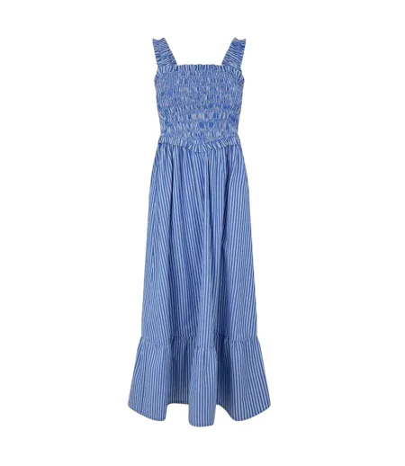 Robe Longue Motif/style À Rayures Femme Bleu Jack Wills