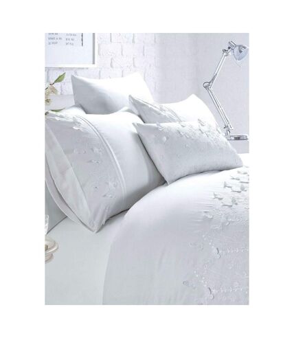 Rapport Papillon Duvet Set (White) - UTAG352