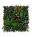 Carré Végétal Artificiel Tropical Izy 50cm Vert-1