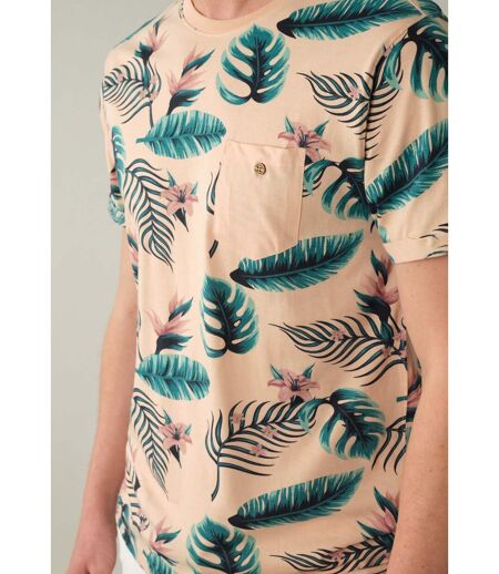 T-shirt pour homme à motifs tropicaux NUBIE