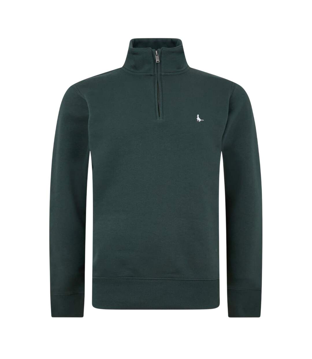 Mens Barchester Quarter Zip Sweatshirt Pine Jack Wills-1