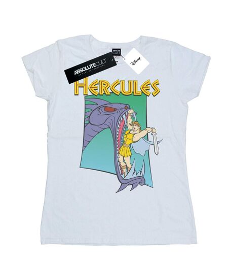 Disney - T-shirt HERCULES HYDRA FIGHT - Femme (Blanc) - UTBI15797