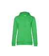 B&C Womens/Ladies Organic Hoodie (Forest Green)