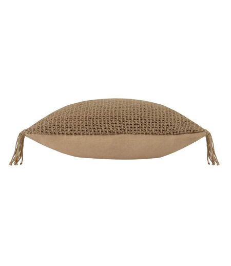 Nimble knitted cushion cover 45cm x 45cm mushroom Yard