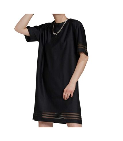 Robe T-shirt Noir Femme Adidas Dress