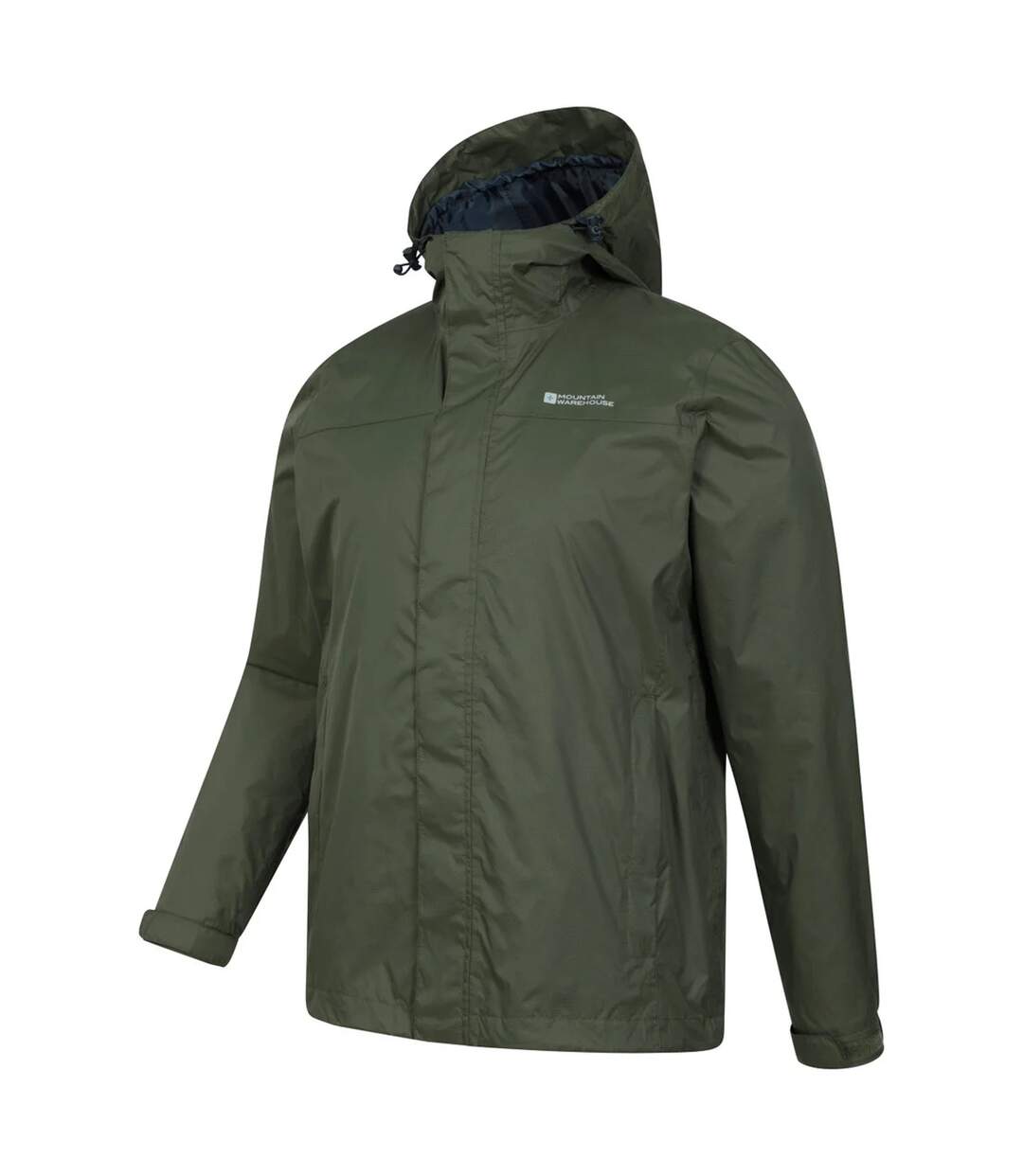 Mens Torrent Waterproof Jacket Dark Khaki Mountain Warehouse-3