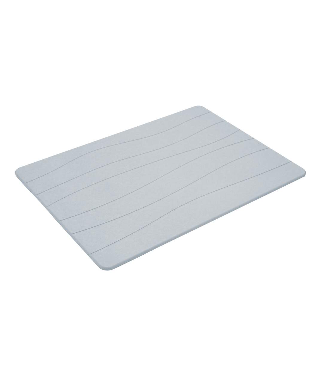 Tapis de Bain en Diatomite Ondelina 50x70cm Blanc-2