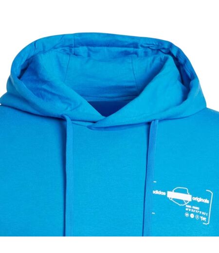 Sweat À Capuche Manches Longues Paris Homme Bleu Oiseau Adidas