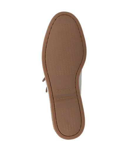 Chaussures bateau authentic homme blanc / marron pâle Sperry