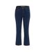 Womens/ladies Plain Slim Jeans Navy Firetrap-1