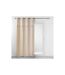 Rideau à Œillets Rafina 140x240cm Beige-1