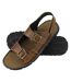 Dunlop - Sandales d'été en cuir pour homme idéales pour la plage et la marche-2