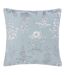 Sophia new floral jacquard cushion cover 50cm x 50cm blue Wylder