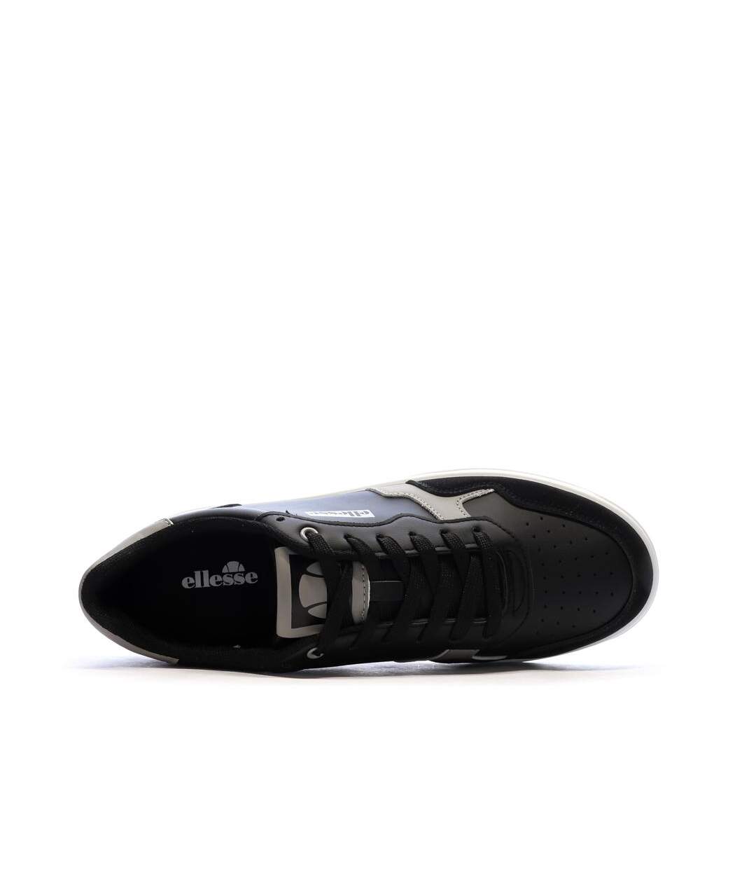 Baskets noires homme ellesse pansit-4
