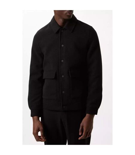 Burton Mens Faux Wool Shirt Jacket (Black) - UTBW396
