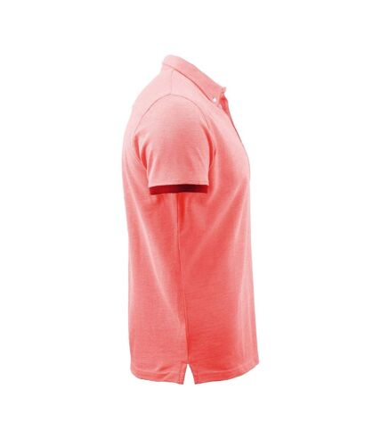 James Harvest Mens Larkford Melange Polo Shirt (Red) - UTUB701