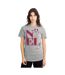 T-shirt Noël Motif Mickey Mouse Motif/style Snowball Noel Femme Gris Clair Disney-1