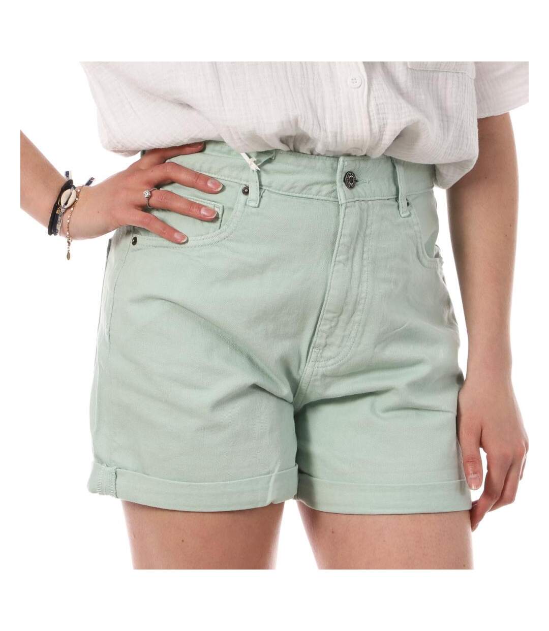 Short Vert Femme Teddy Smith Roller - XS-1