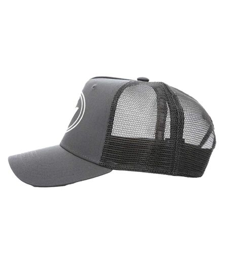 Casquette Trucker Motif/style Logo Brodé Homme Blanc Gris Societe Noir