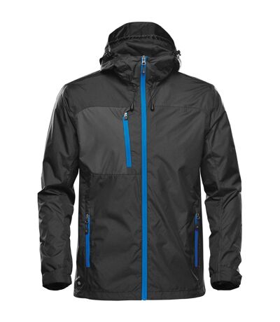 Stormtech Mens Olympia Soft Shell Jacket (Black/Azure Blue) - UTBC4895