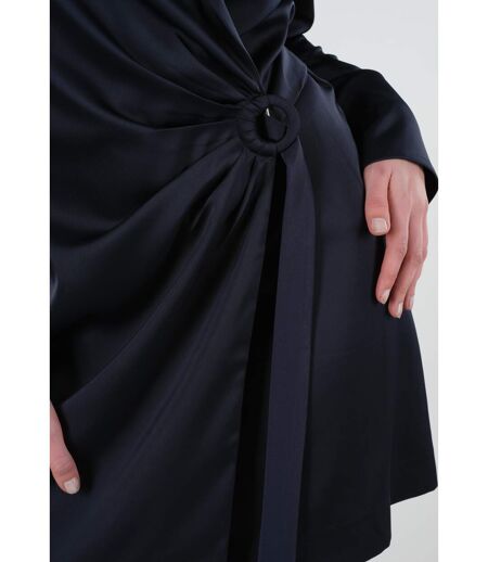 Robe satin asymétrique SABLINA