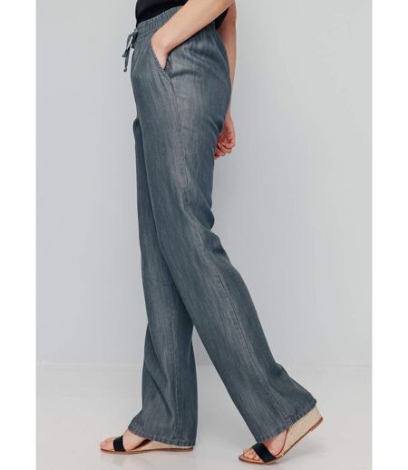 Pantalon fluide ceinture élastiquée