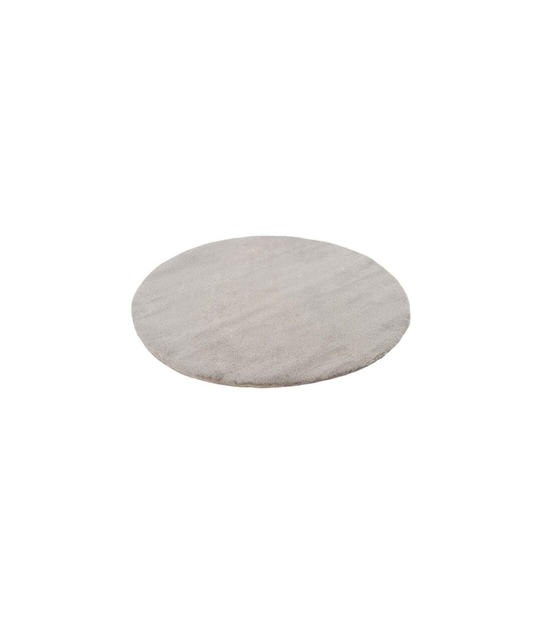 Tapis de Bain Fait à la Main Rabbit 100cm Gris Clair-2