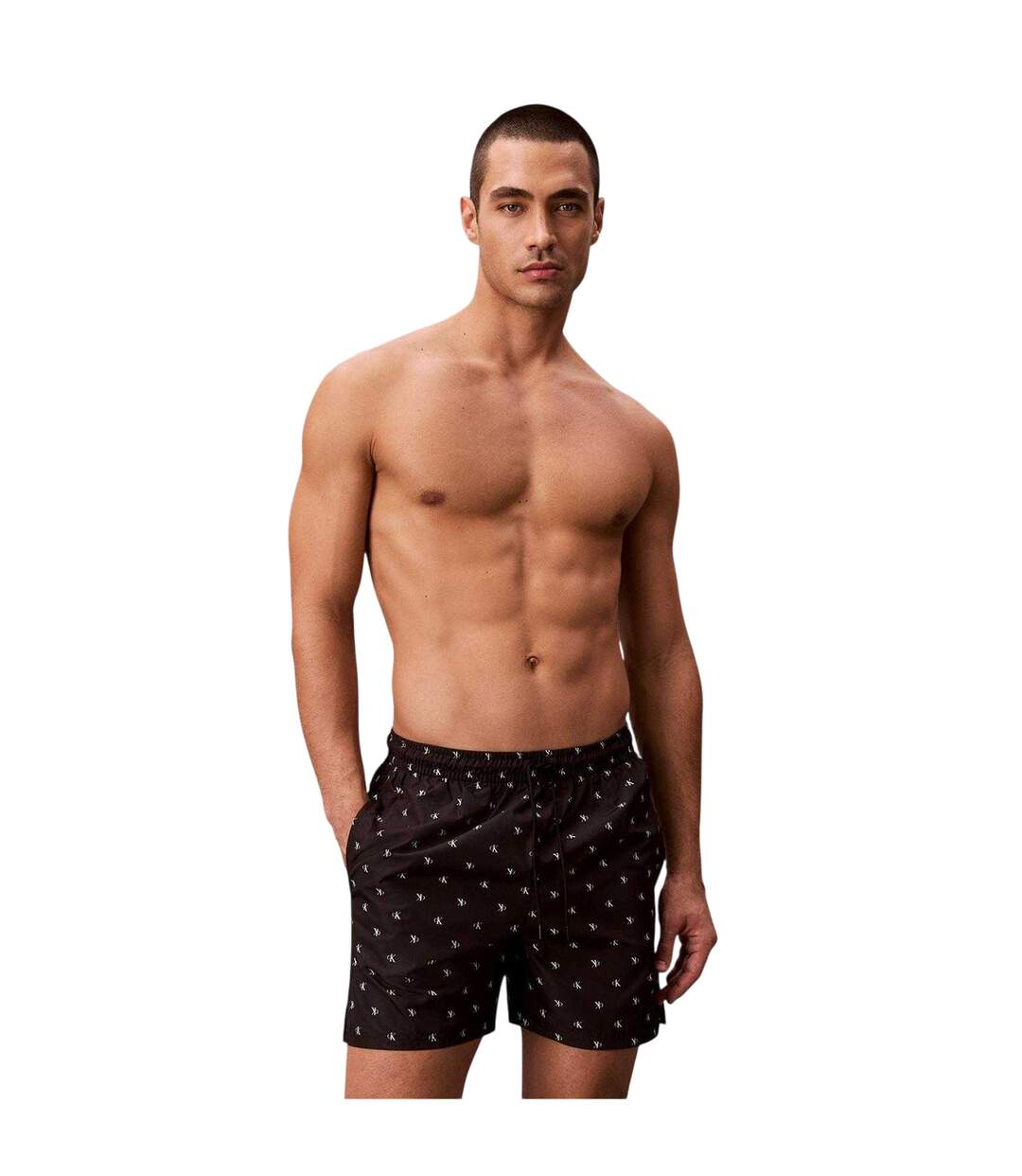 Short De Bain Motif/style Logo Homme Noir Calvin Klein-2
