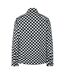 Mens Checked Shirt Black White Off White-2