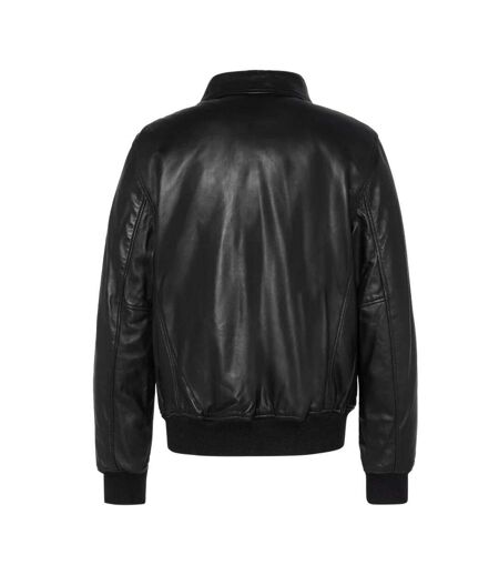 Blouson cuir noir homme schott lcjet - 3xl