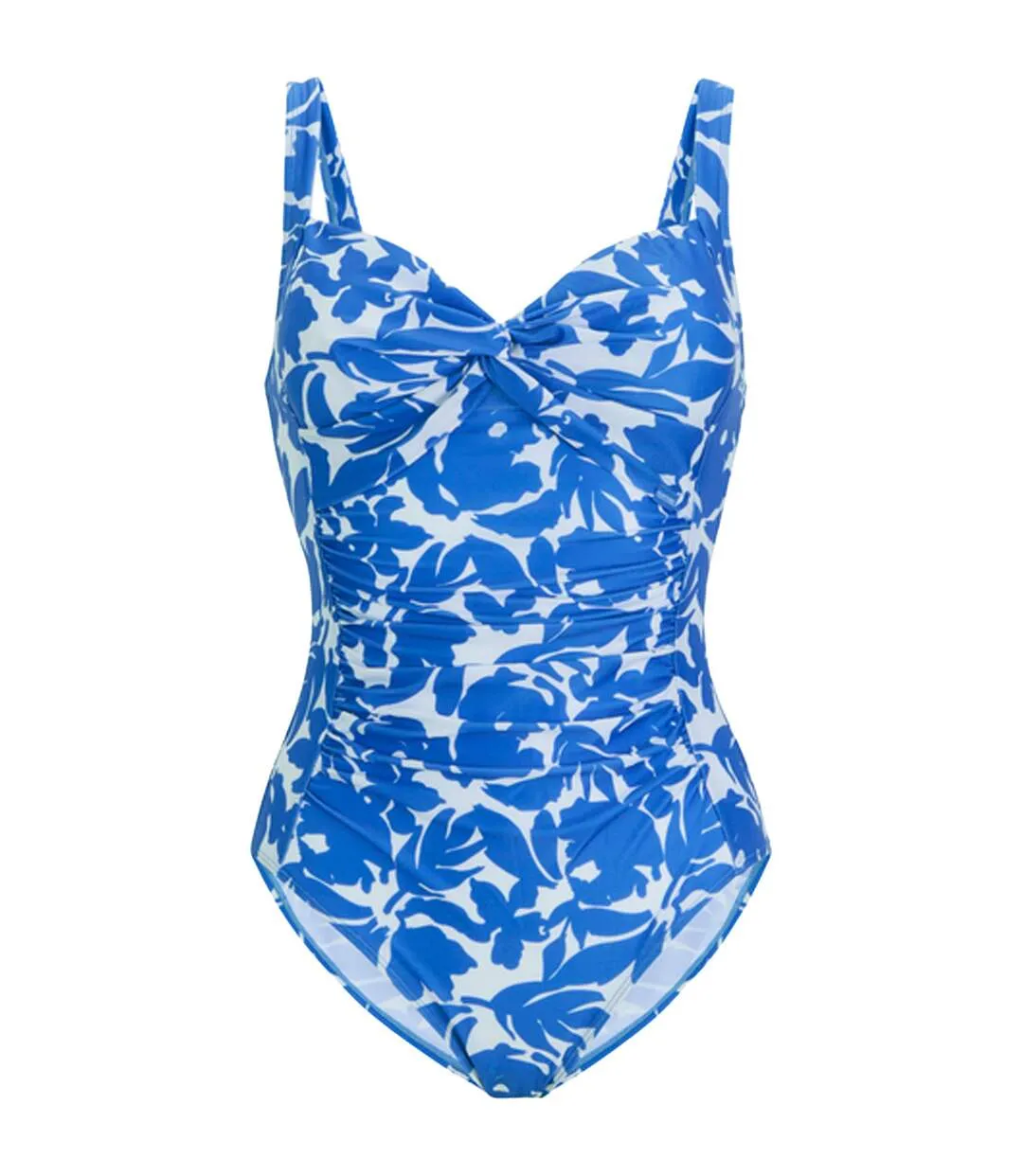 Maillot De Bain 1 Pièce Motif/style Floral Sakari Femme Bleu Regatta-1