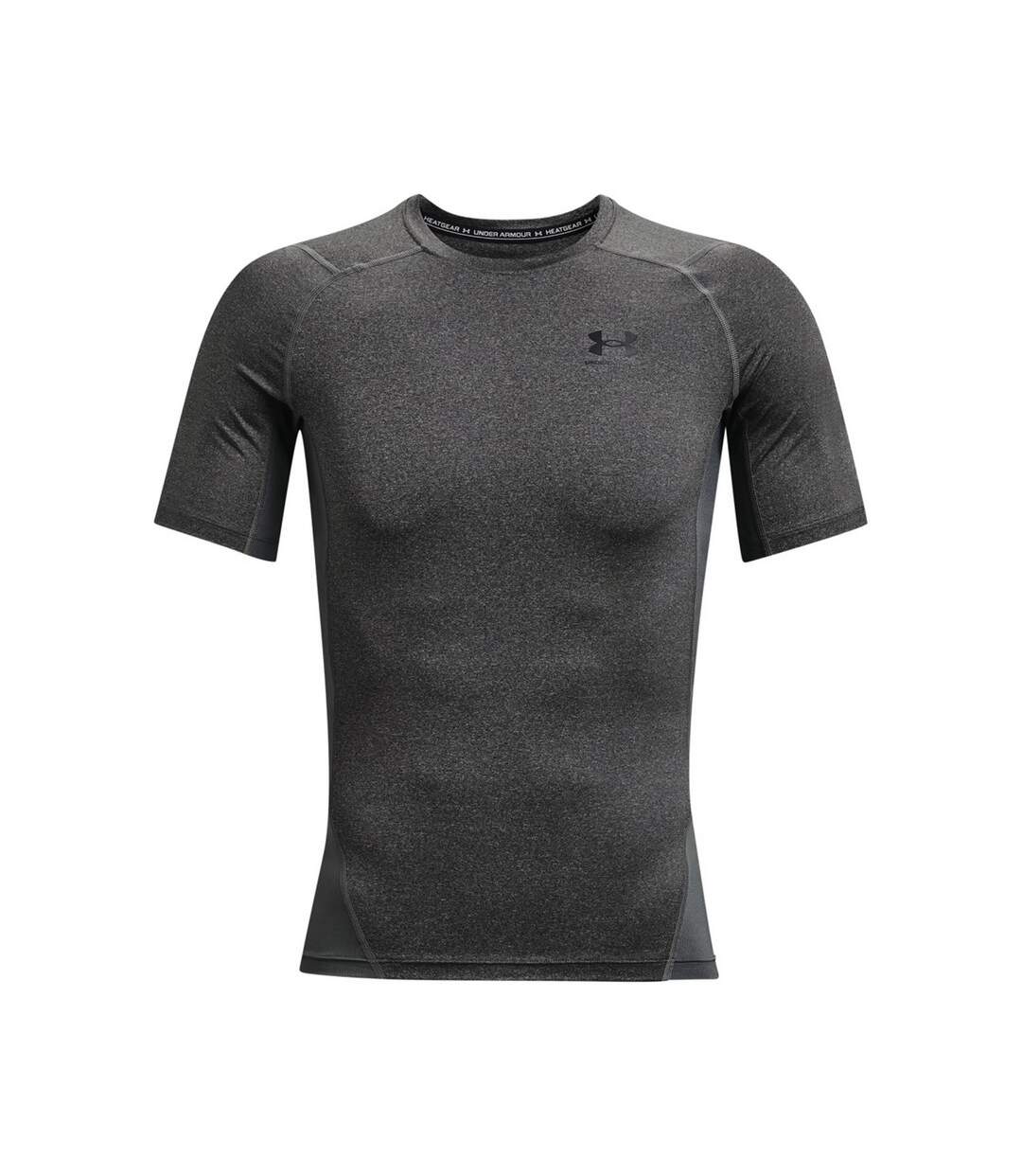 Under Armour Mens Short-Sleeved Compression Shirt (Carbon Heather/Black)