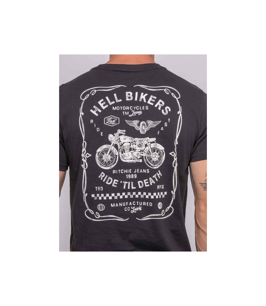 T-shirt manches courtes imprimé JOPATRIOT-3