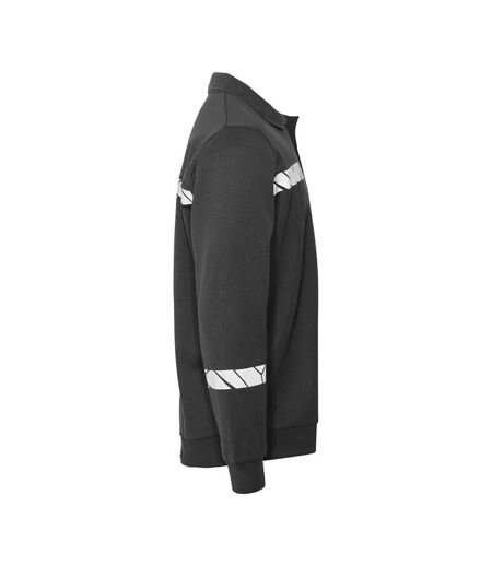 Mens Progression Hi-vis Polo Sweatshirt Black Projob