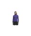 Womens/ladies Textured Jacket Indigo Adidas-1